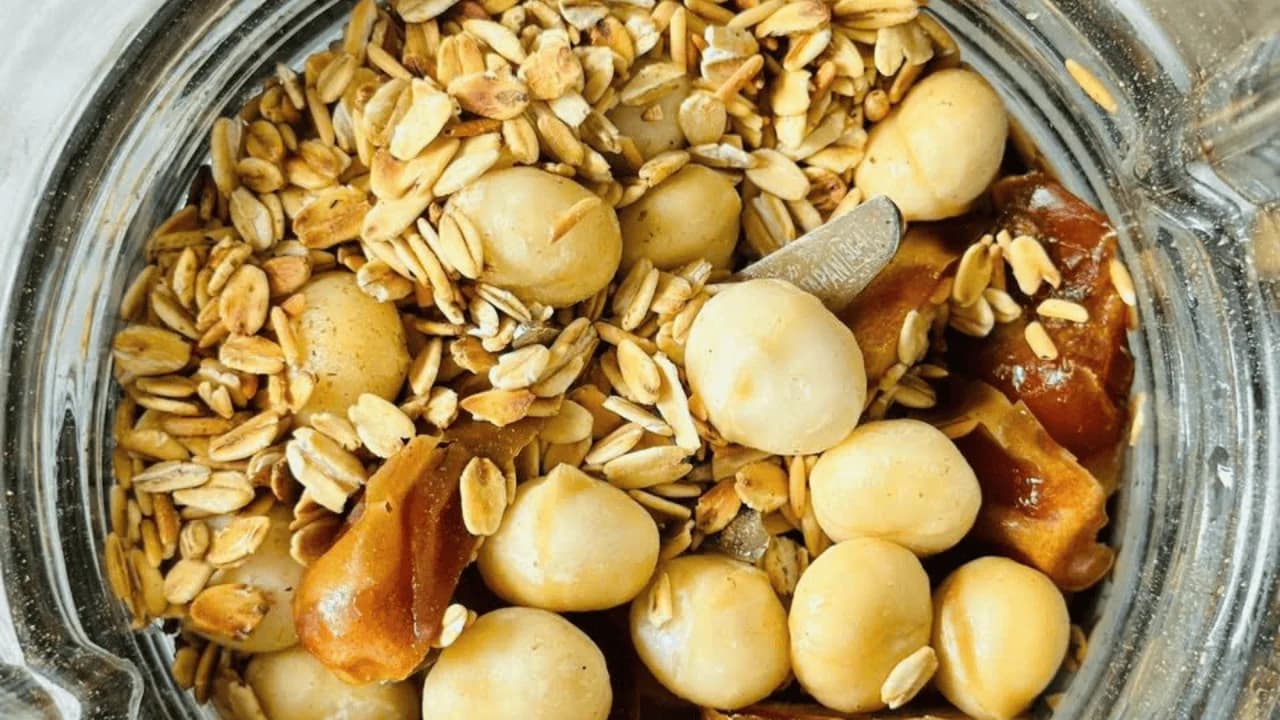 Sữa gạo rang macca yến mạch