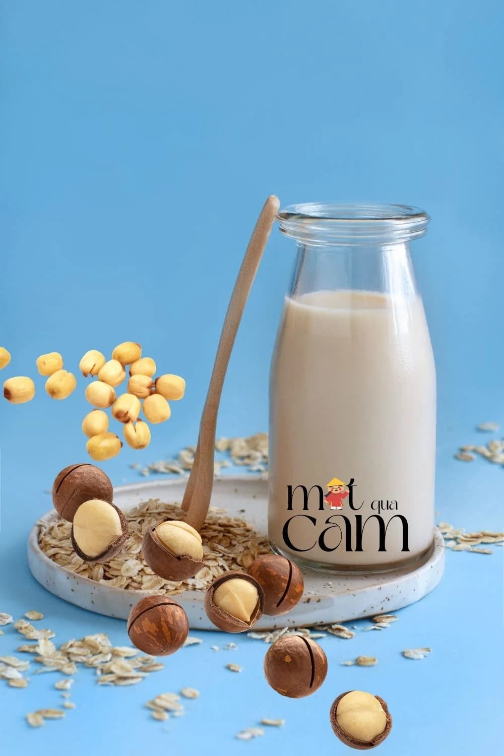 Sữa yến mạch hạt sen macca