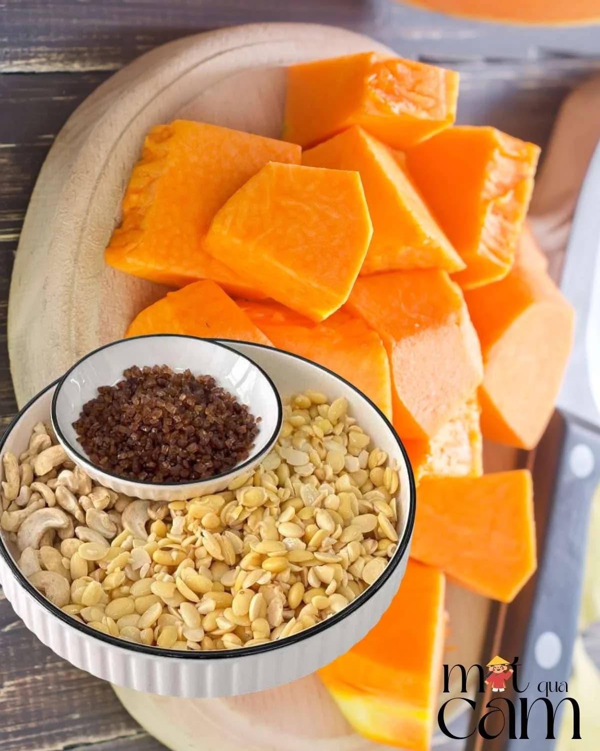 Sữa đậu nành hạt điều bí đỏ