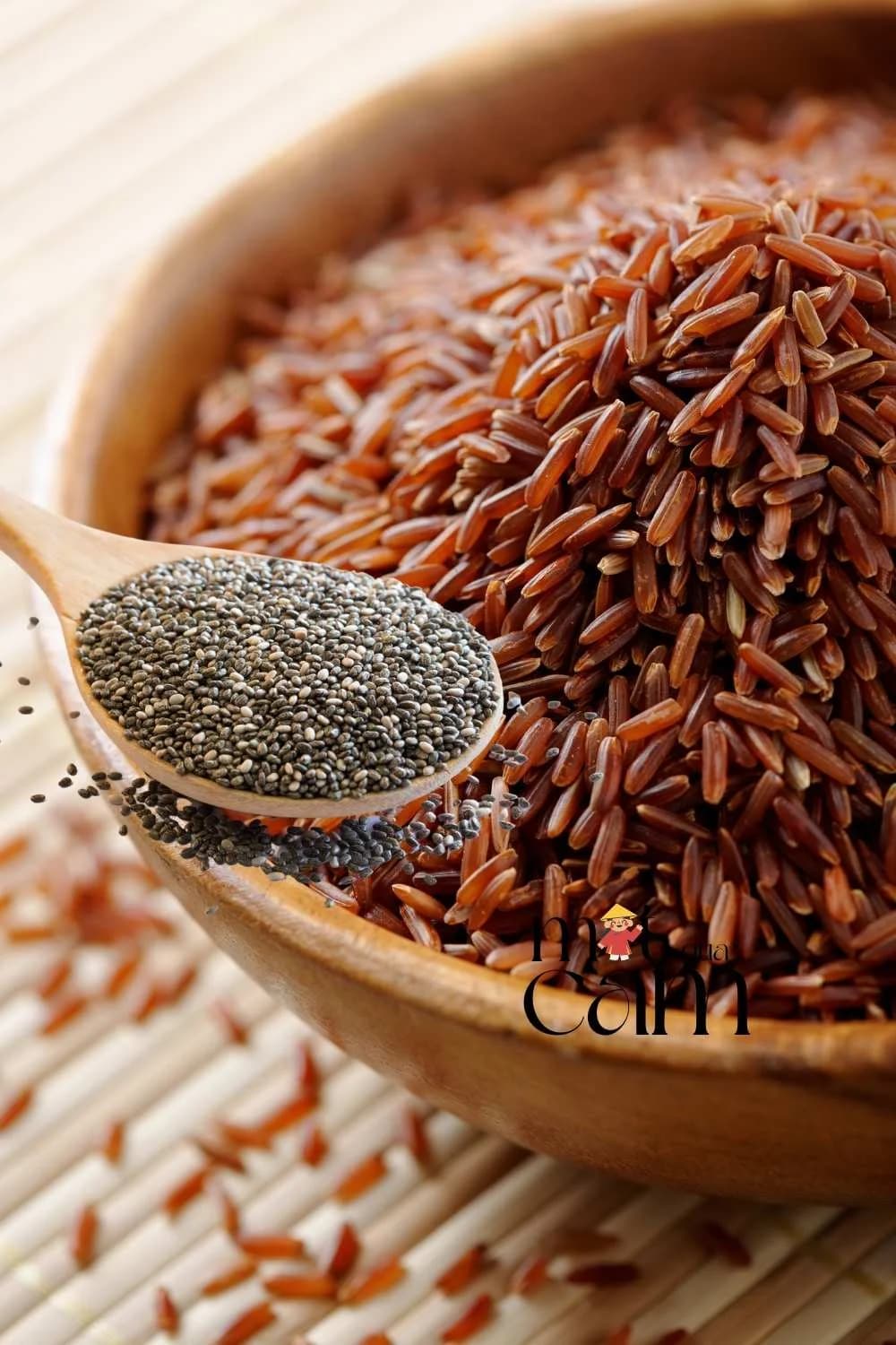 Sữa gạo lứt hạt chia