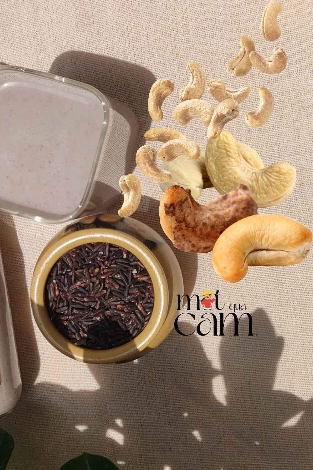Cách làm sữa gạo lứt hạt điều