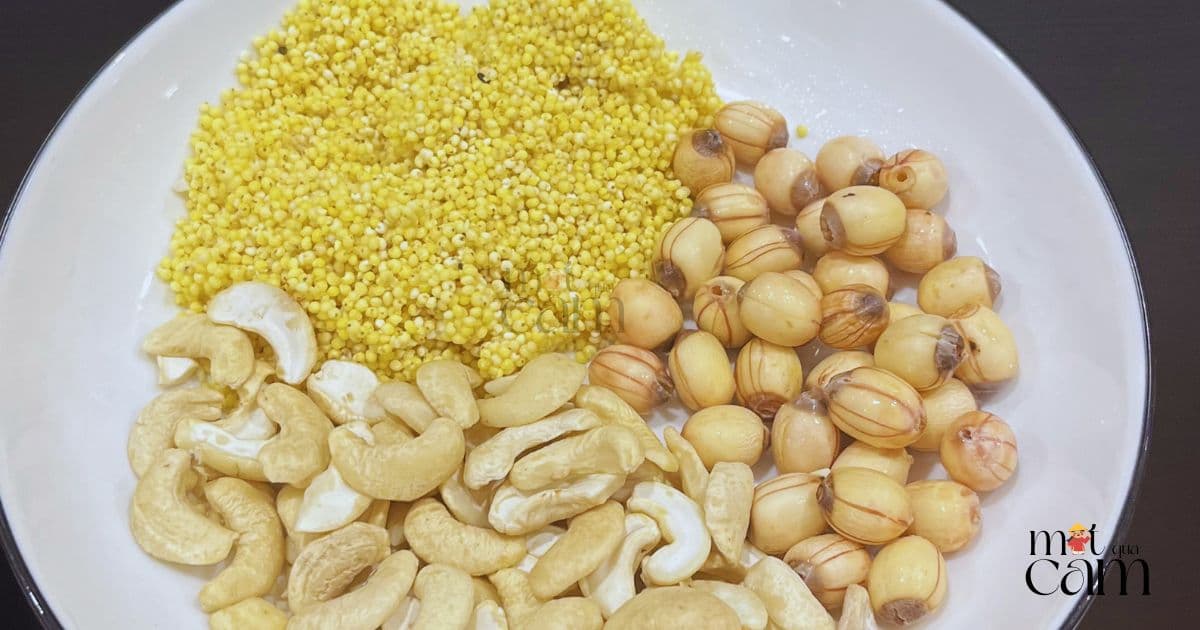 Cách làm sữa hạt kê sen điều tại nhà ngon ngay lần đầu làm