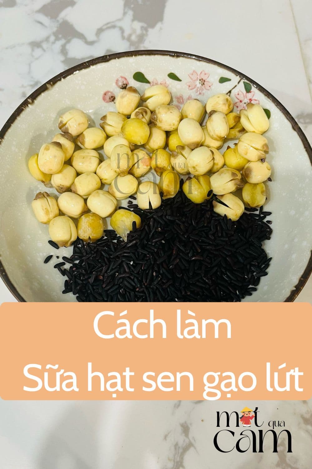 Công thức sữa hạt sen gạo lứt tự làm tại nhà