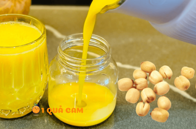 Cách làm sữa bí đỏ hạt sen siêu ngon