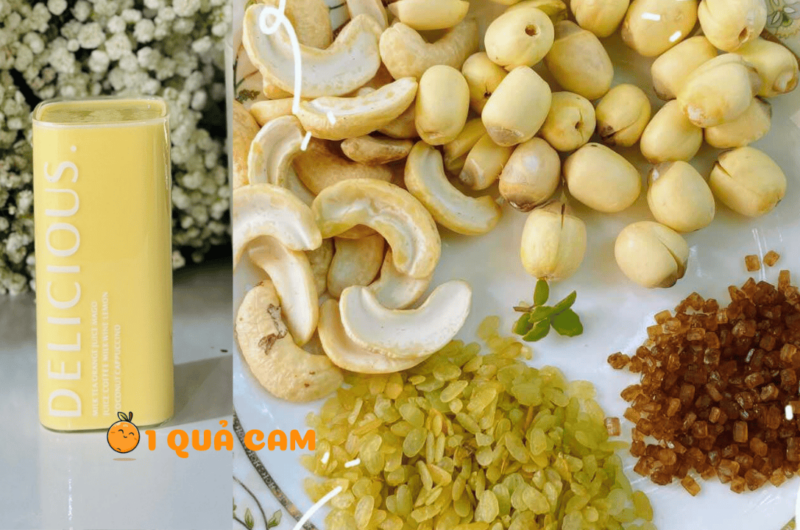 Công thức sữa cốm sen hạt điều cho người mới bắt đầu làm sữa hạt