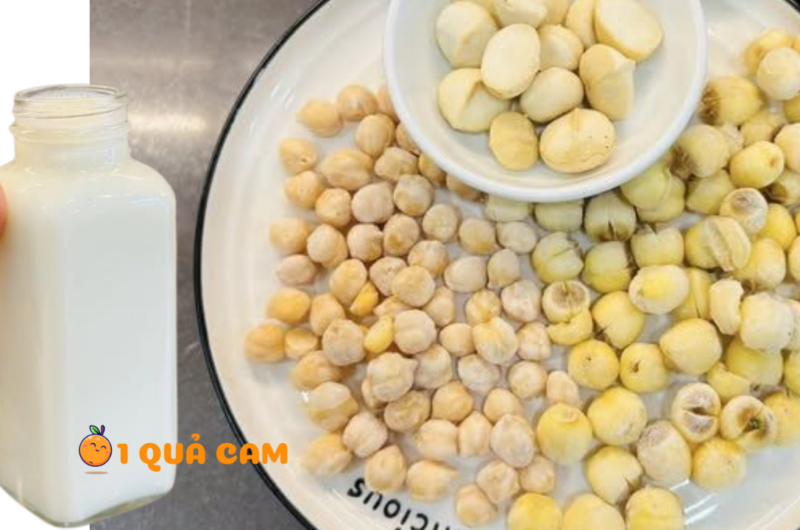 Công thức làm sữa hạt sen macca với máy làm sữa hạt
