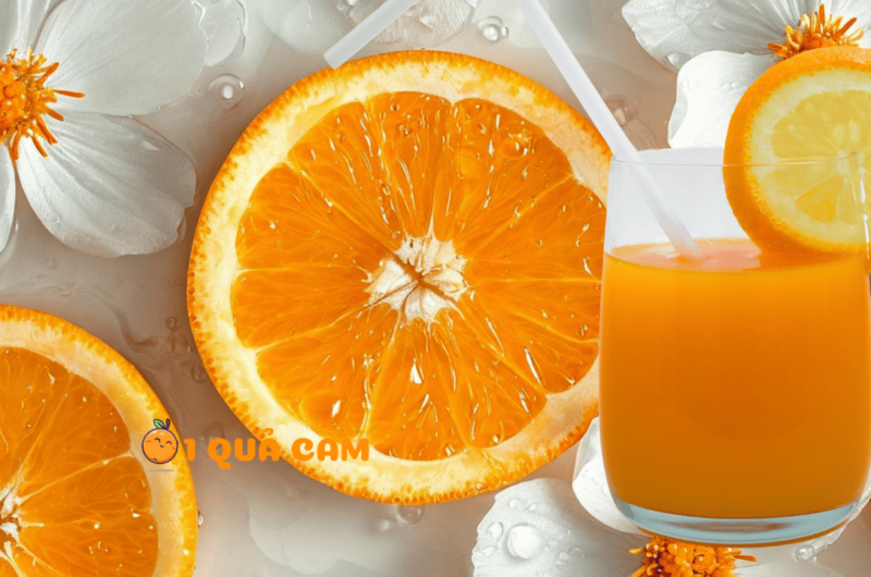 Nước ép cam tươi – “vitamin mặt trời” cho ngày mới