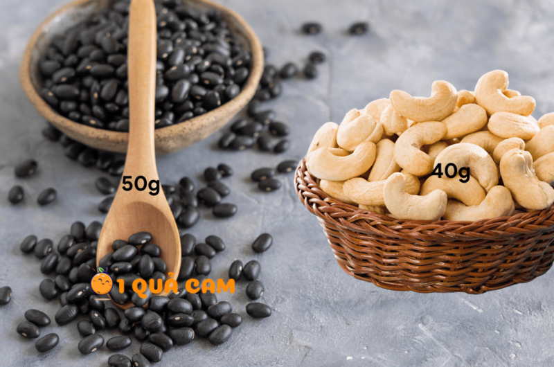 Công thức Sữa đậu đen hạt điều