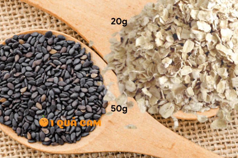 Công thức sữa mè đen yến mạch