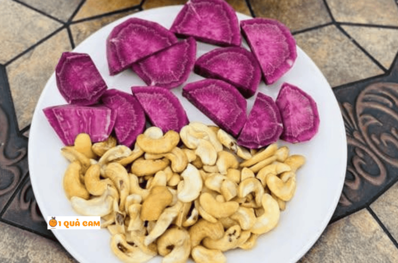 Sữa hạt điều khoai lang tím