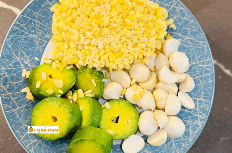 Sữa hạt macca đậu xanh bơ