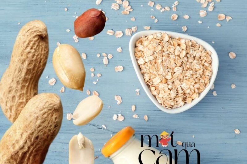 Công thức sữa yến mạch đậu phộng (lạc)