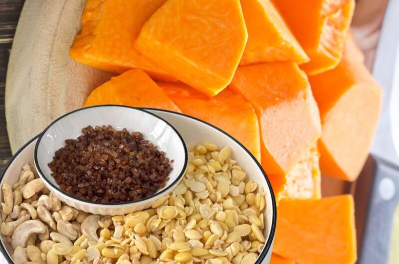 Công thức sữa đậu nành hạt điều bí đỏ