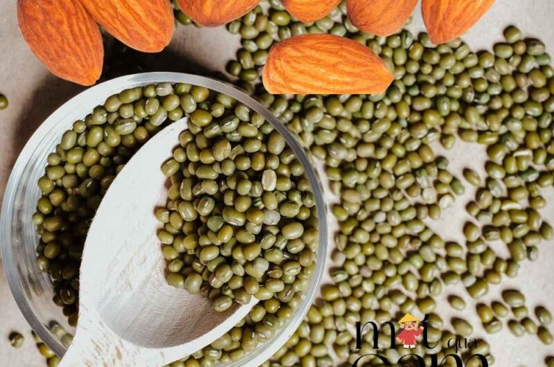 Công thức sữa hạt hạnh nhân đậu xanh