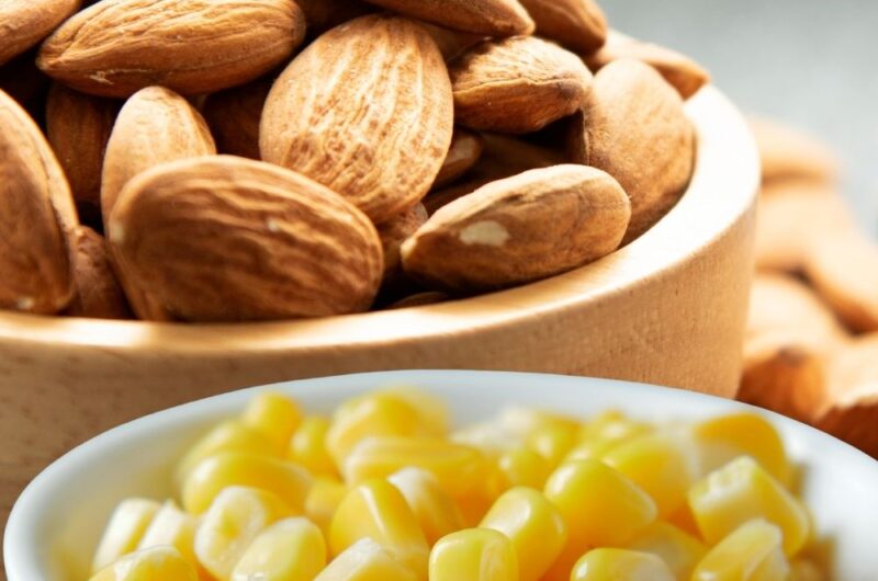 Công thức làm sữa ngô hạnh nhân