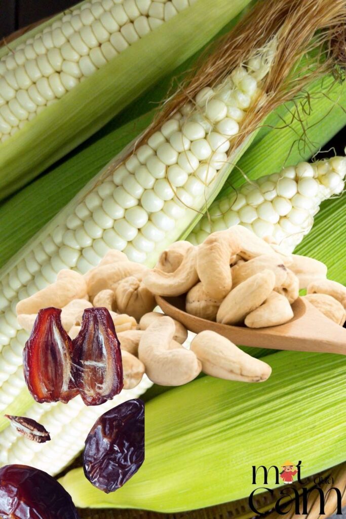 Cách làm sữa ngô hạt điều