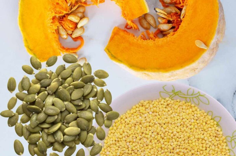 Công thức sữa hạt kê bí đỏ hạt bí