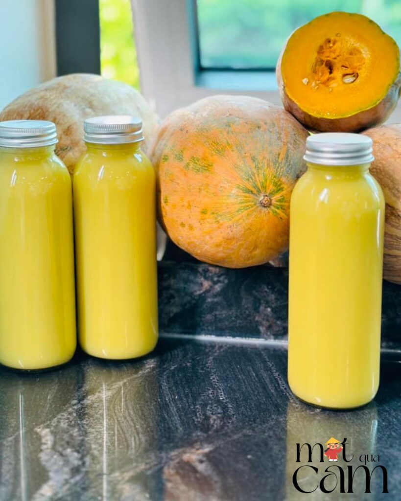 9 Cách làm sữa bí đỏ a-z: ngọt thanh mịn ai cũng mê