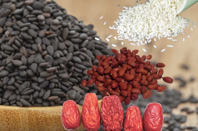 Công thức sữa hạt mè đen gạo nếp