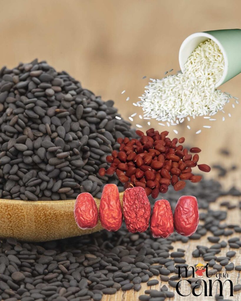 Sữa hạt mè đen gạo nếp